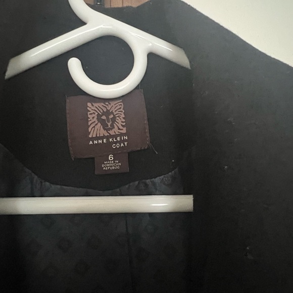 Long Anne Klein pea coat size 6 - Picture 4 of 8